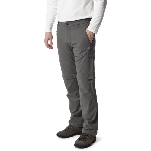 Craghoppers Mens Nosi Life Pro Convertible Zip Off Trousers 30L - Waist 30' (76cm), Inside Leg 33'