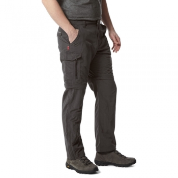 Craghoppers Mens Nosi Life Convertable Zip Off Trousers 34R - Waist 34' (86cm), Inside Leg 31'