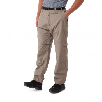 Craghoppers Mens Kiwi Convertible Nosi Defence Trousers 32R - Waist 32' (81cm), Inside Leg 31'