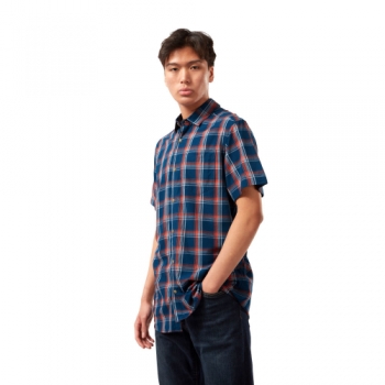 Craghoppers Mens Rafie Short Sleeved Lightweight Check Shirt S - Chest 38' (97cm)