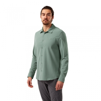 Craghoppers Mens NosiLife Hedley Long Sleeve Walking Shirt L - Chest 42' (107cm)