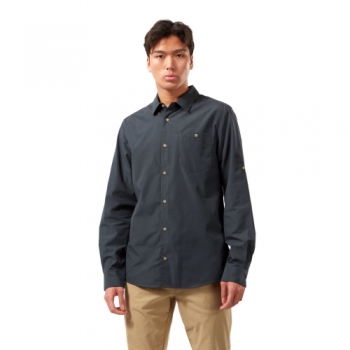 Craghoppers Mens Kiwi Ridge Long Sleeve Walking Shirt L - Chest 42' (107cm)