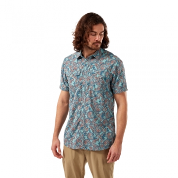 Craghoppers Mens NosiLife Calhoun Short Sleeve Walking Shirt L - Chest 42' (107cm)