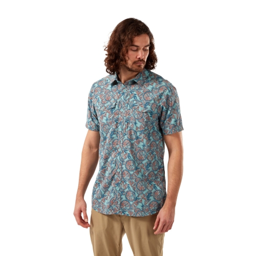 Craghoppers Mens NosiLife Calhoun Short Sleeve Walking Shirt M - Chest 40' (102cm)