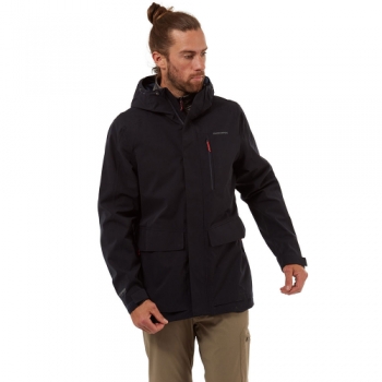 Craghoppers Mens Lorton Waterproof Hooded Jacket L - Chest 42' (107cm)