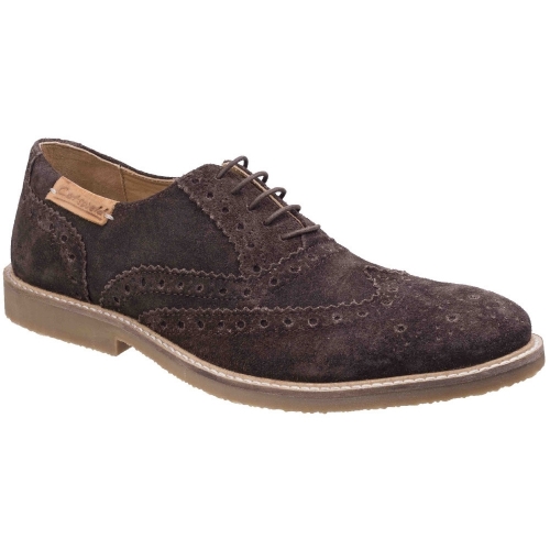 Cotswold Mens Chatsworth Suede Oxford Brogue Lace Up Casual Shoes UK Size 10 (EU 44, US 11)