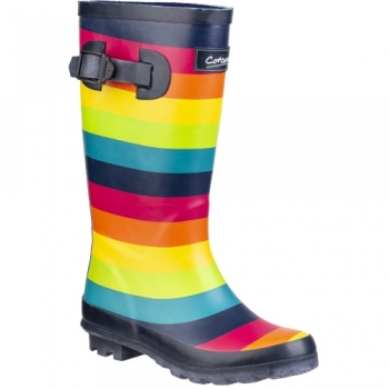 Cotswold Boys Rainbow Junior Multicoloured Wellington Boots UK Size 4 (EU 37, US 5-6)