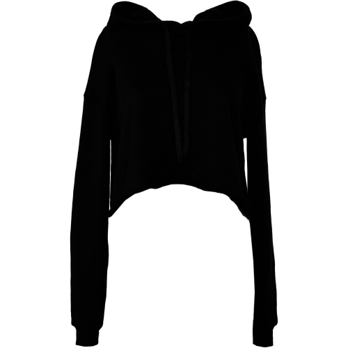 Cotton Addict Womens/Ladies Cropped Fleece Hoodie Sweatshirt S - UK Size 8