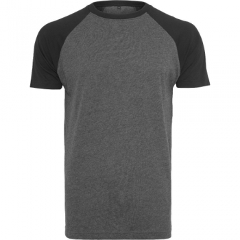 Cotton Addict Mens Raglan Contrast Short Sleeve T Shirt 2XL - Chest 47' (119.38cm)