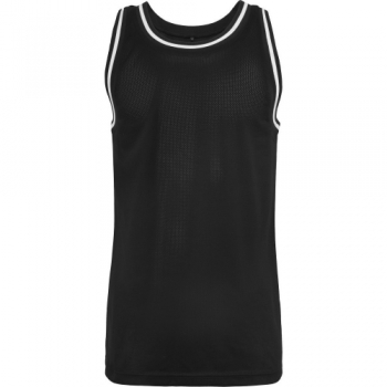 Cotton Addict Mens Mesh Contrast Hem Tank Top Vest Top 2XL - Chest 45' (114.3cm)