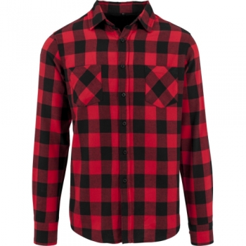 Cotton Addict Mens Checked Flannel Long Sleeve Button Shirt M - Chest 43' (109.22cm)