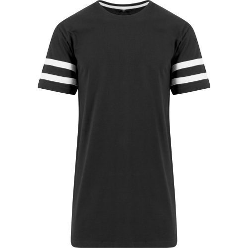 Cotton Addict Mens Stripe Contrast Jersey Cotton T Shirt 2XL - Chest 49' (124.46cm)