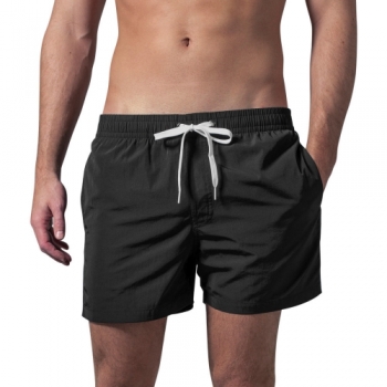 Cotton Addict Mens Elasticated Quick Dry Beach Swim Shorts L - Waist 35' (88.9cm)