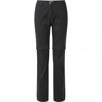 Craghoppers Womens Kiwi Pro Convertible Zip Off Trousers 10L - Waist 27' (69cm), Inside Leg 33'