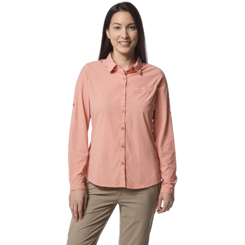 Craghoppers Womens/Ladies Bardo Insect Repellent Long Sleeve Shirt 10 - Bust 34' (86cm)