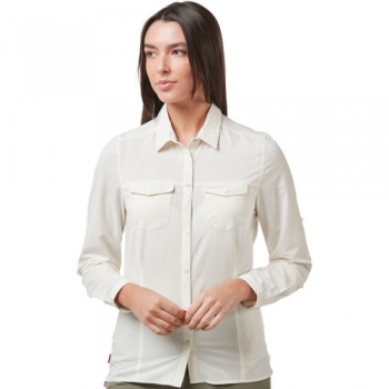 Craghoppers Womens NosiLife Pro Durable Long Sleeve Shirt 10 - Bust 34' (86cm)