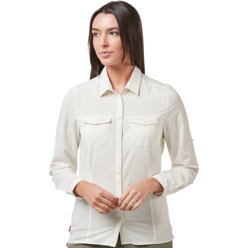 Craghoppers Womens NosiLife Pro Durable Long Sleeve Shirt 10 - Bust 34' (86cm)