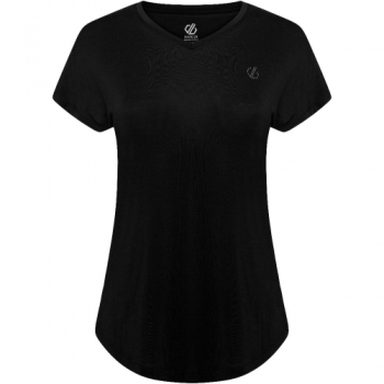 Dare 2b Womens Agleam Wicking Lightweight V Neck T Shirt UK 10- Bust 34', (86cm)