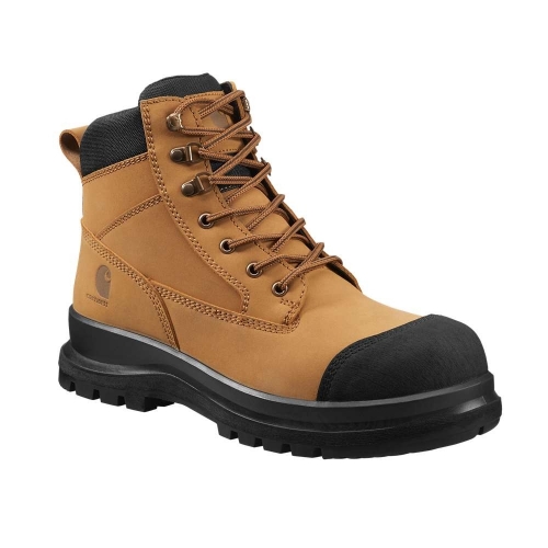 Carhartt Mens Detroit 6' S3 Lace Up Zip Up Safety Boots UK Size 3.5 (EU 36, US 4.5)