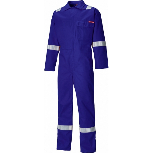 Dickies Mens Everyday Cotton Flame Retardant Taped Workwear Coverall 38 - Chest 38', Inner Leg Regular