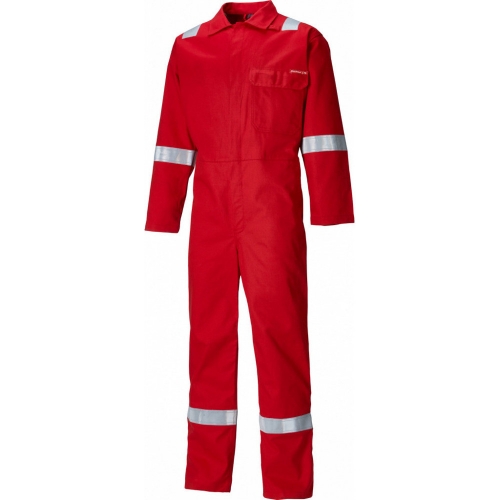 Dickies Mens Everyday Cotton Flame Retardant Taped Workwear Coverall 42 - Chest 42', Inner Leg Regular