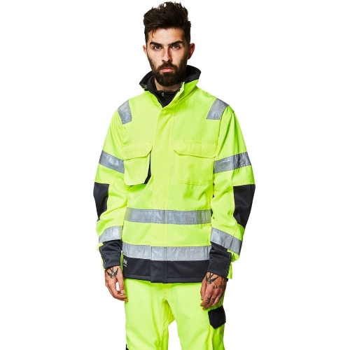 Helly Hansen Mens Alna Durable High-Vis Construction Workwear Jacket 3XL - Chest 52'