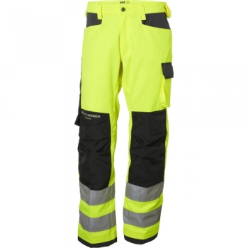 Helly Hansen Mens Alna Durable Reinforced Hi-Vis Workwear Trousers D104 - Waist 39', InsIde Leg 44'