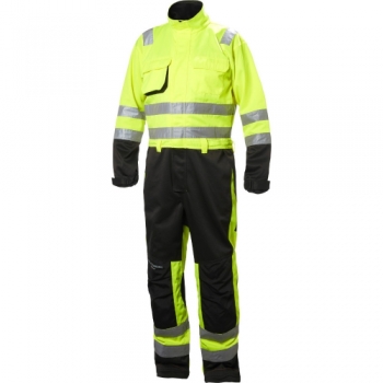 Helly Hansen Mens Alna Durable High-Vis Construction Workwear Suit C48 - Waist 33', Inside Leg 32'