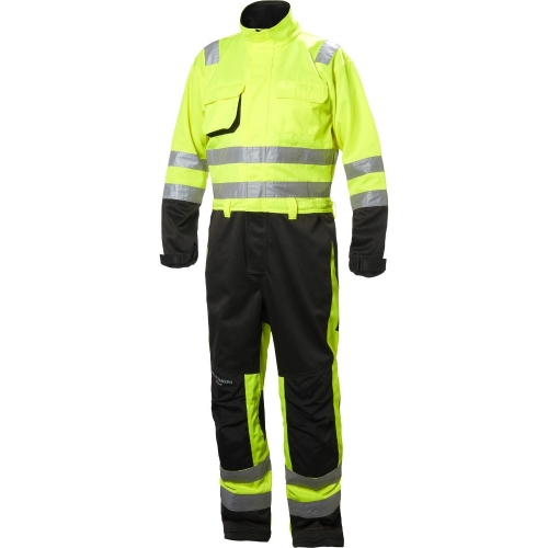 Helly Hansen Mens Alna Durable High-Vis Construction Workwear Suit C46 - Waist 32', Inside Leg 32'