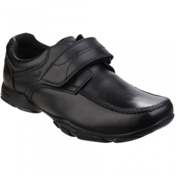 Hush Puppies Boys Freddy 2 Leather Durable Back to School Smart Shoes UK Size 12 (EU 30.5, US 13)