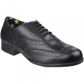 Hush Puppies Girls Kada Senior Leather Back to School Brogue Shoes UK Size 8 (EU 42.5, US 9)