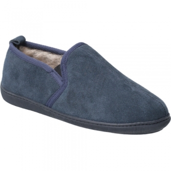 Hush Puppies Mens Arnold Memory Foam Cozy Slip On Slippers UK Size 12 (EU 47, US 13)