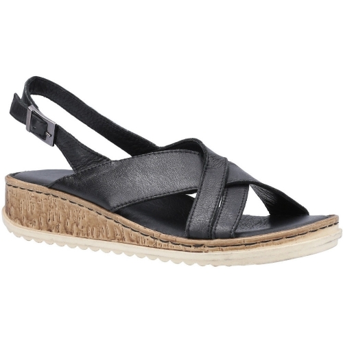 Hush Puppies Womens Elena Cross Over Wedge Sandals UK Size 3 (EU 36)