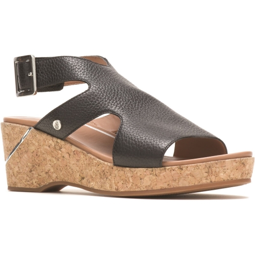 Hush Puppies Womens Maya Leather Wedge Sandals UK Size 5 (EU 38)