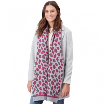 Joules Womens Trissy Jacquard Warm Winter Scarf One Size