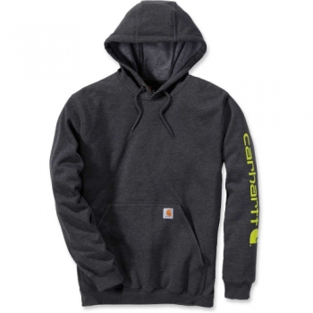 Carhartt Mens Polycotton Stretchable Sleeve Logo Hooded Sweatshirt Top M - Chest 38-40' (97-102cm)