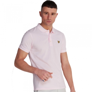 Lyle & Scott Mens Plain Short Sleeve Pique Polo Shirt S- Chest 37-39', (94-99cm)