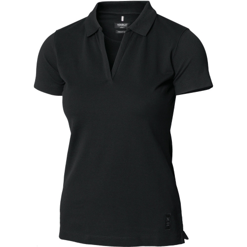 Nimbus Womens/Ladies Harvard Stretch Cotton V Neck Deluxe Polo Shirt M - Chest 45cm