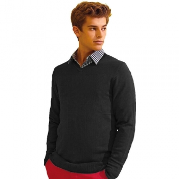 Outdoor Look Mens Derby V Neck Classic Casual Sweater Jumper M- Chest Size 40'