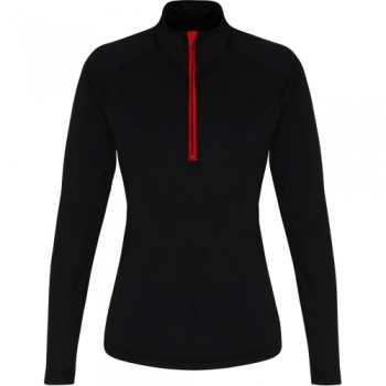 Outdoor Look Womens Performance Lightweight Wicking Zip Top Large - UK 14