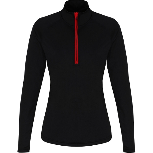 Outdoor Look Womens Performance Lightweight Wicking Zip Top Large - UK 14