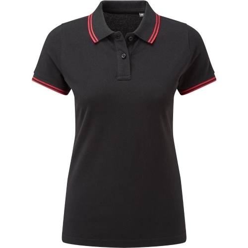 Outdoor Look Womens Classic Fit Contrast Polo Shirt S - UK Size 10