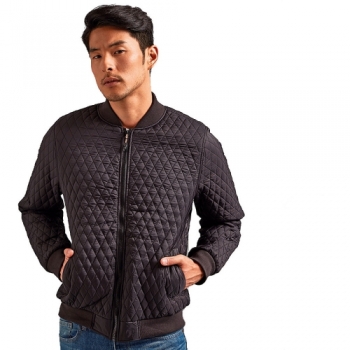 Outdoor Look Mens Quilted Flight Slim Fit Bomber Jacket 3XL- Chest 50'