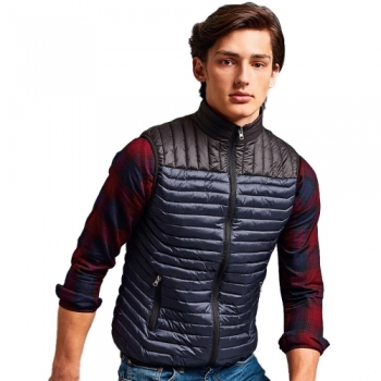 Outdoor Look Mens Domain Padded Two-Tone Gilet Bodywarmer L- Chest 44'