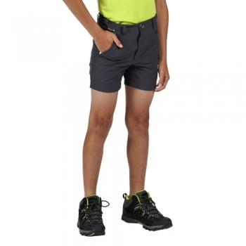 Regatta Girls Junior Highton Polyamide Stretch Shorts 13 Years - Waist 67-68cm (Height 153-158cm)