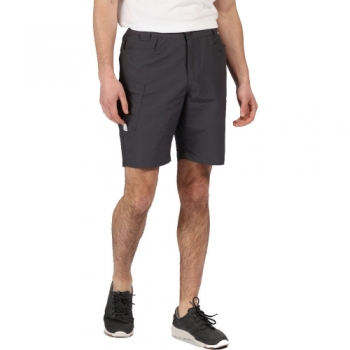 Regatta Mens Delgado Cotton Elasticated Walking Shorts 33 - Waist 33' (84cm), Inside Leg 32'