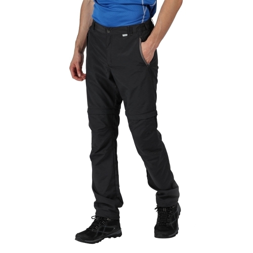 Regatta Mens Leesville Zip Off Lightweight Walking Trousers 34 - Waist 34' (86cm), Inside Leg 31'