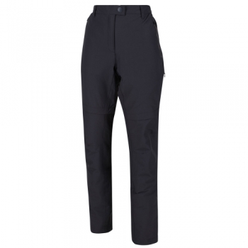 Regatta Womens Highton Zip Off Durable Walking Trousers 12 - Waist 29' (74cm), Inside Leg 31'