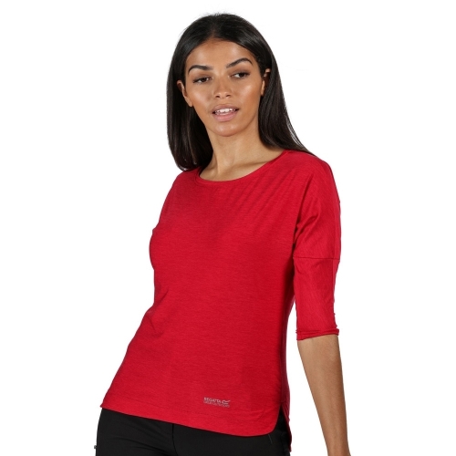 Regatta Womens Pulser Wicking 3/4 Sleeve Jersey T Shirt 8 - Bust 32' (81cm)