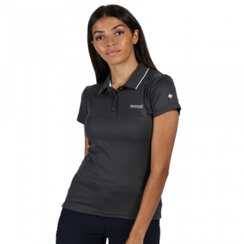 Regatta Womens Maverick V Quick Drying Wicking Polo Shirt 16 - Bust 40' (102cm)